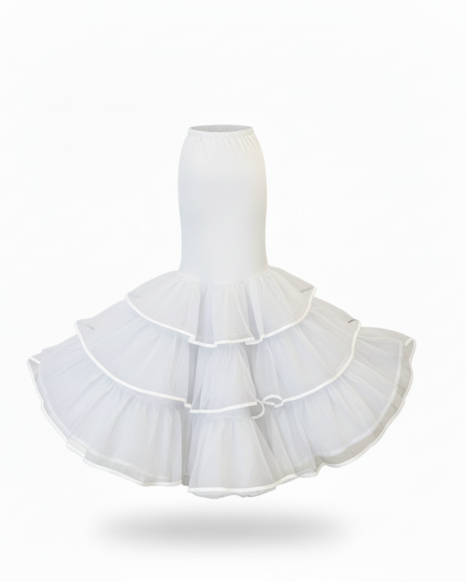 CANCÁN VOLANTE BLANCO EM200