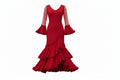 Red Flamenco Dress for Girls - Traditional Design | Ref. KL507