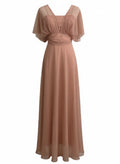 VESTIDO LARGO ROSA NUDE 3776